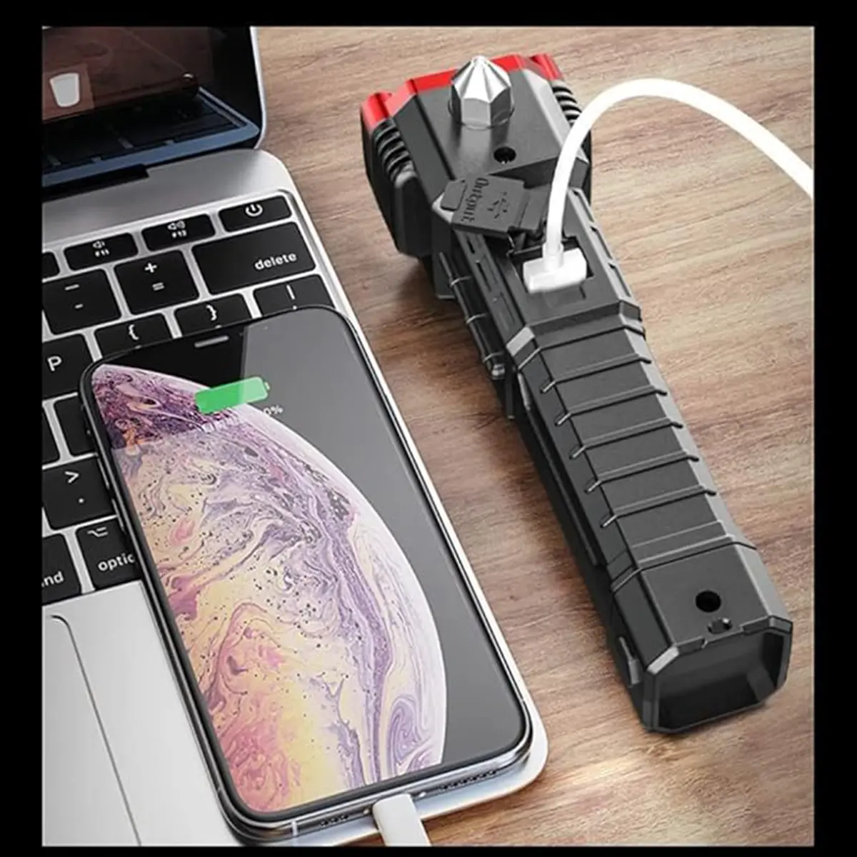 چراغ قوه دستی ۸کاره مدل Led torch